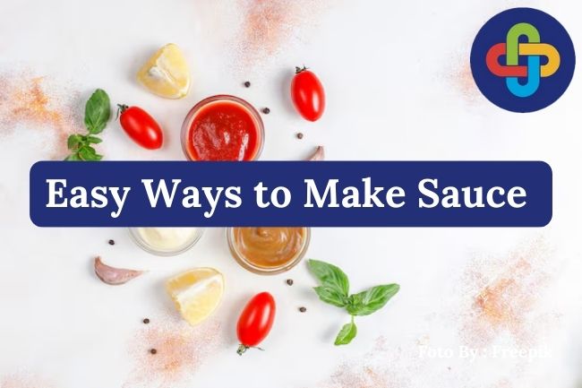  Easy Ways to Make Sauce at Home